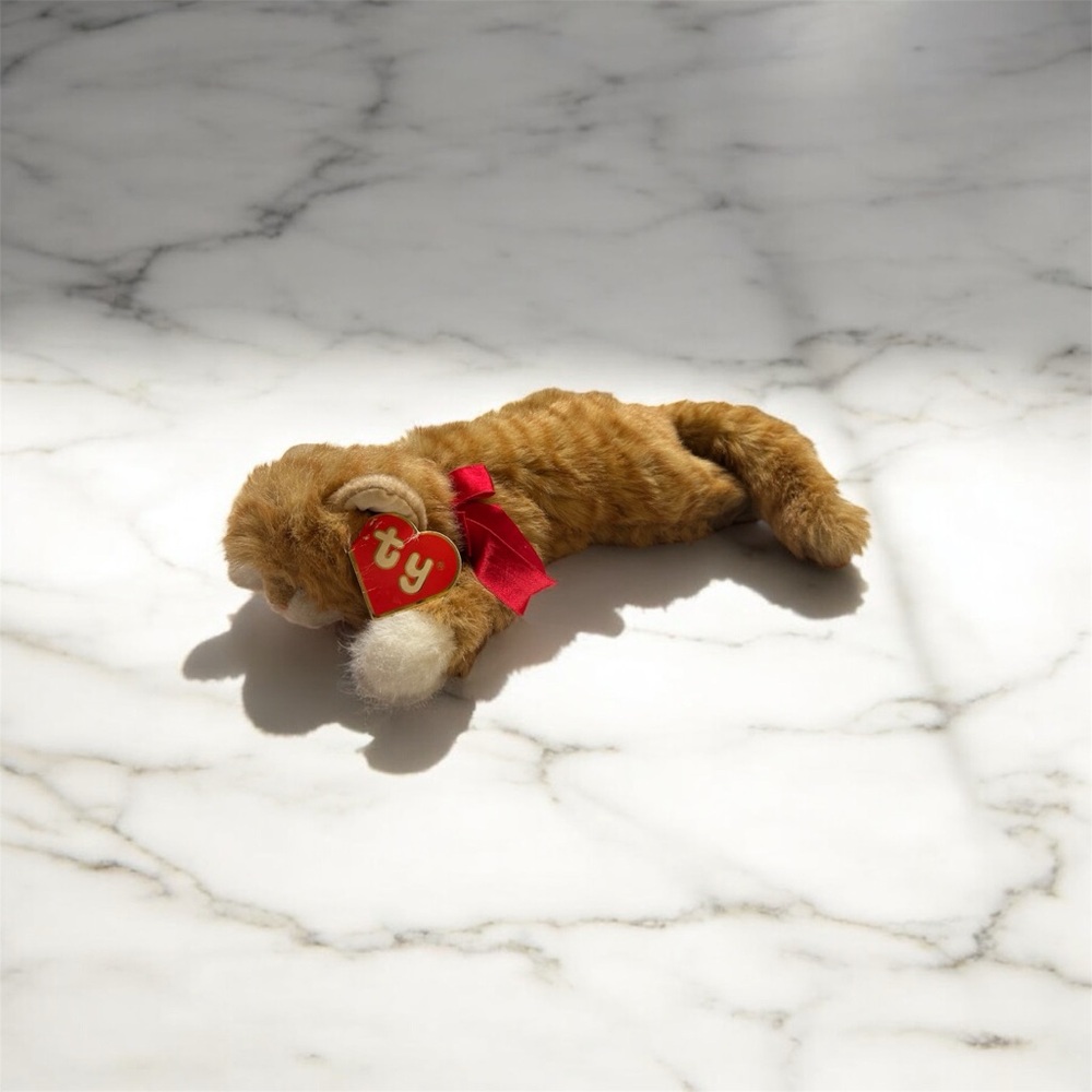 Vintage Ty Classic “Al E. Kat” Orange Tabby Cat Plush Doll